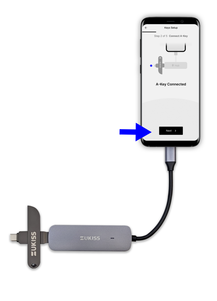 Connect Authentication Key to UKISS Hub 